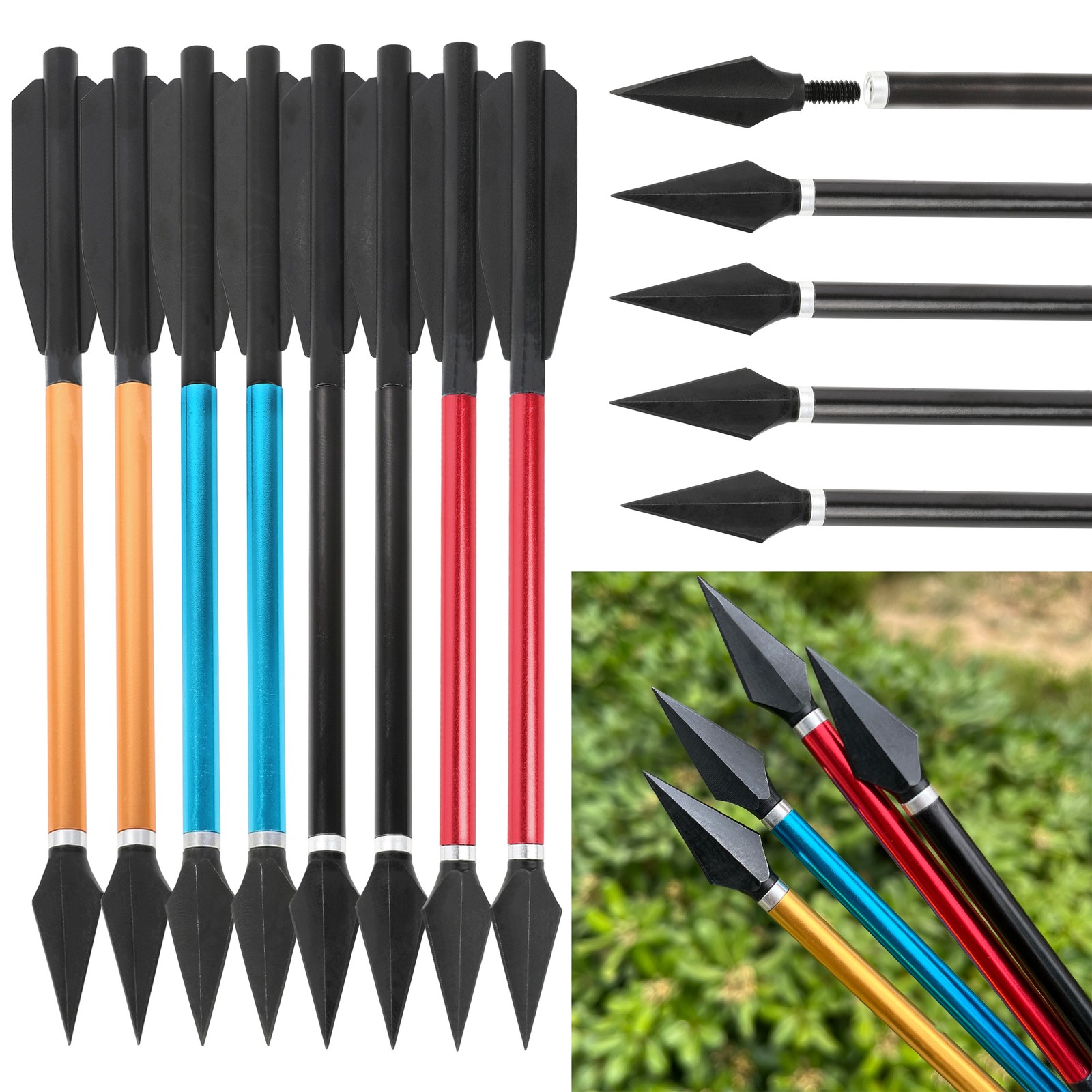 Crossbow Bolt Broadhead - Parafusos de tiro com arco e