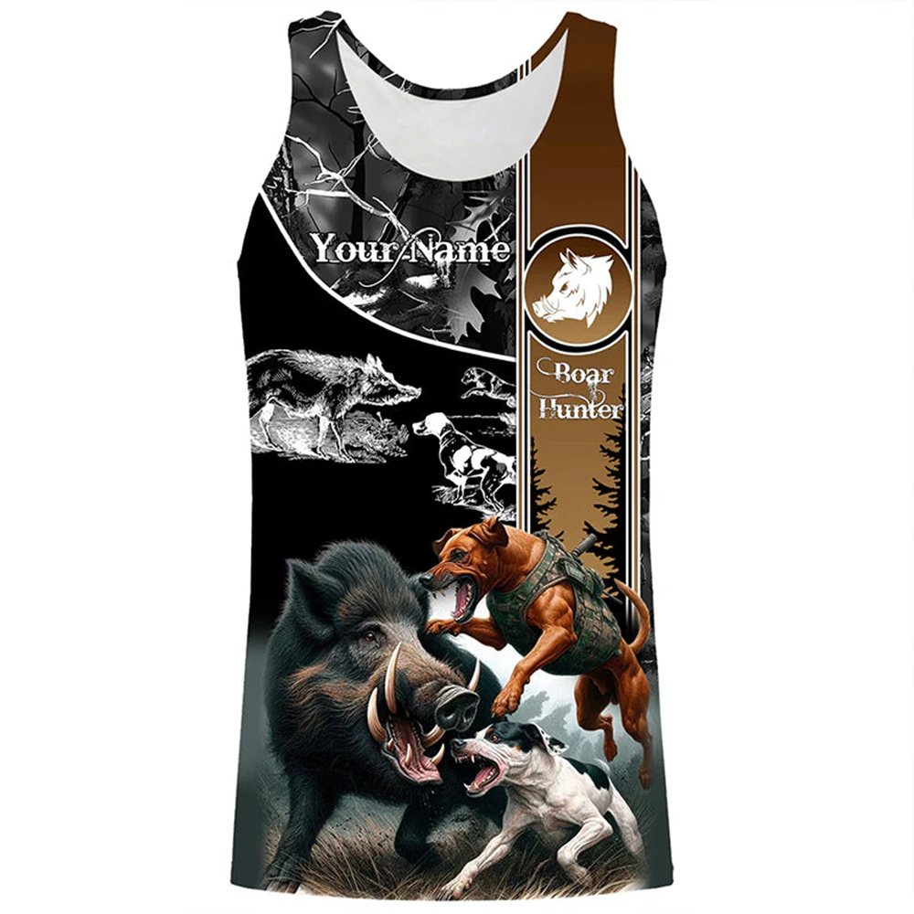 Wildman Hunting & Outdoor Vanderbijlpark - Camiseta regata personalizada com nome de