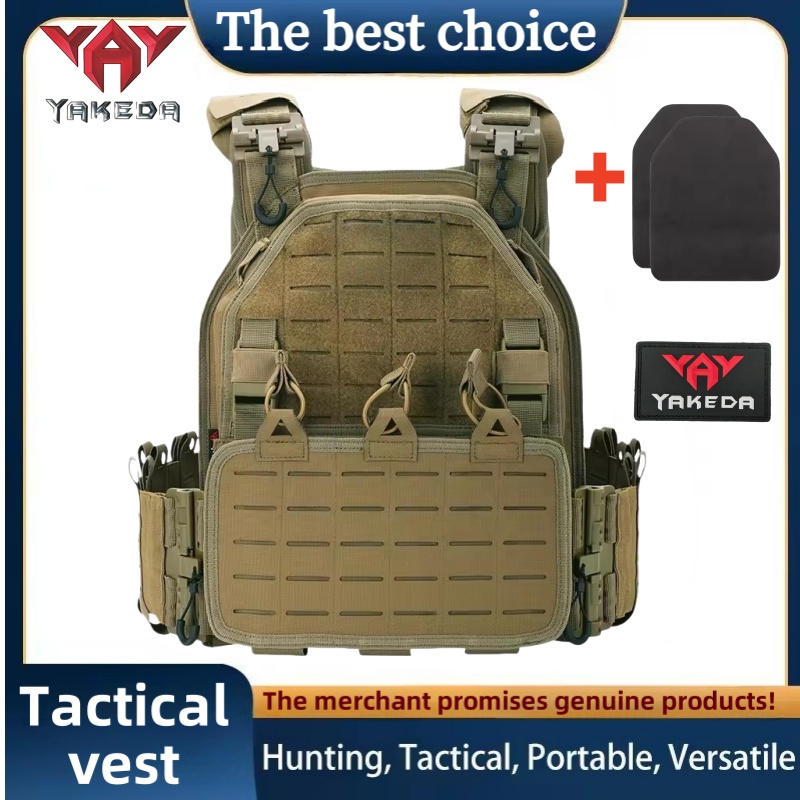 Hunting Outdoor Gear - Colete Tático YAKEDA 6094, Desmontável Rápido,