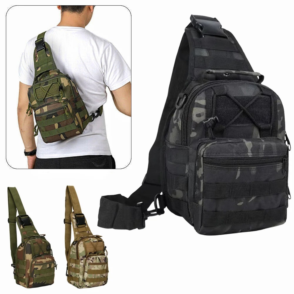 Outdoor Hunting Bike - Bolsa de peito crossbody à prova