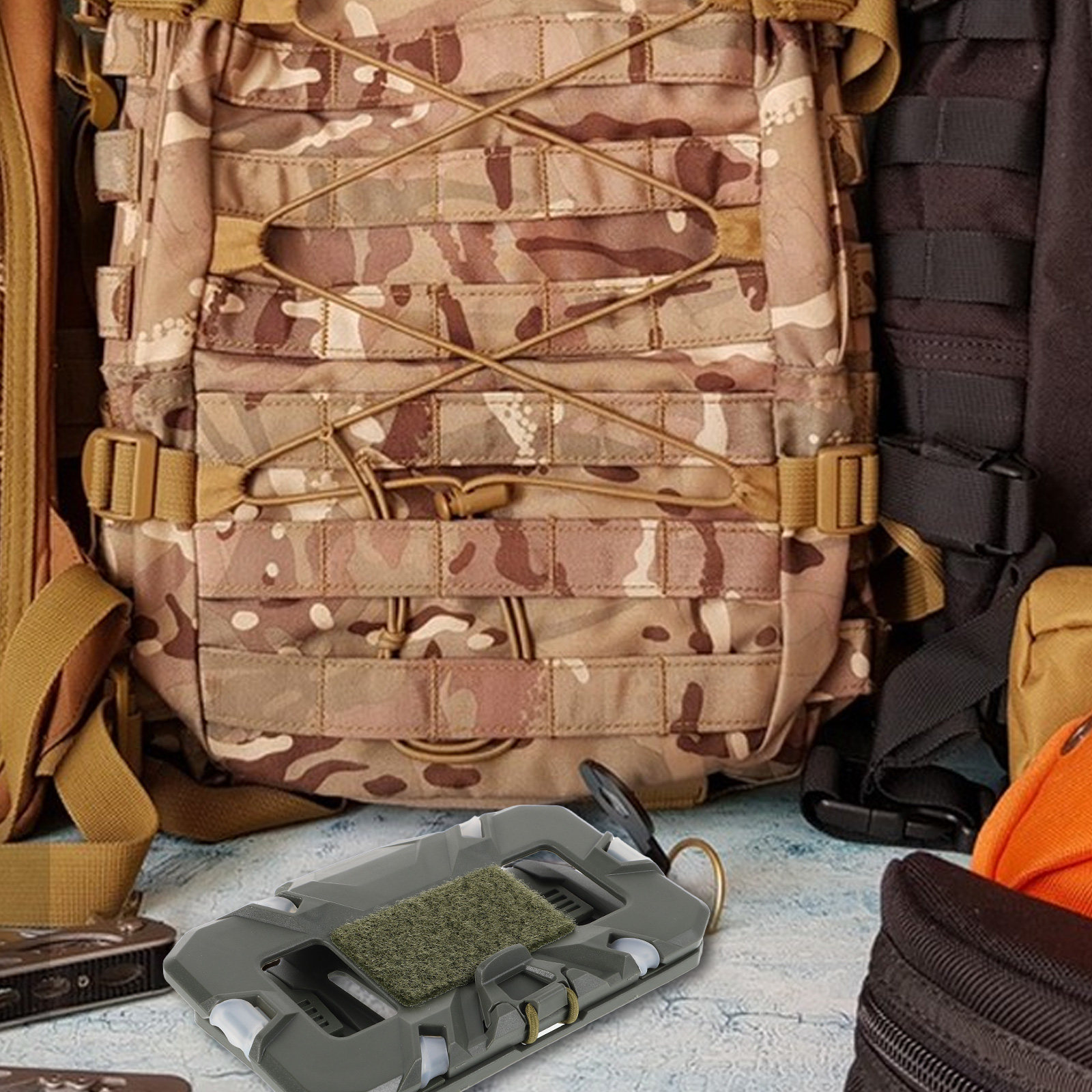 Hunting Outdoor Gear - Colete Suporte Dobrável para Equipamentos com