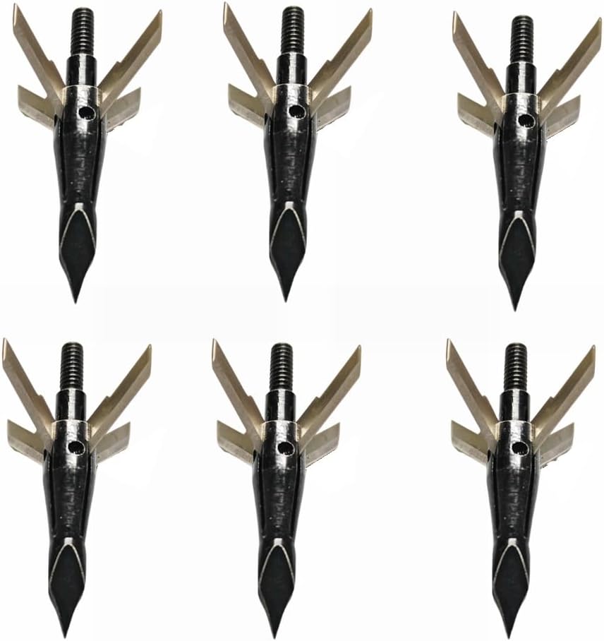 Crossbow Bolt Broadhead - 6PK Ponta de Caça Híbrida 125