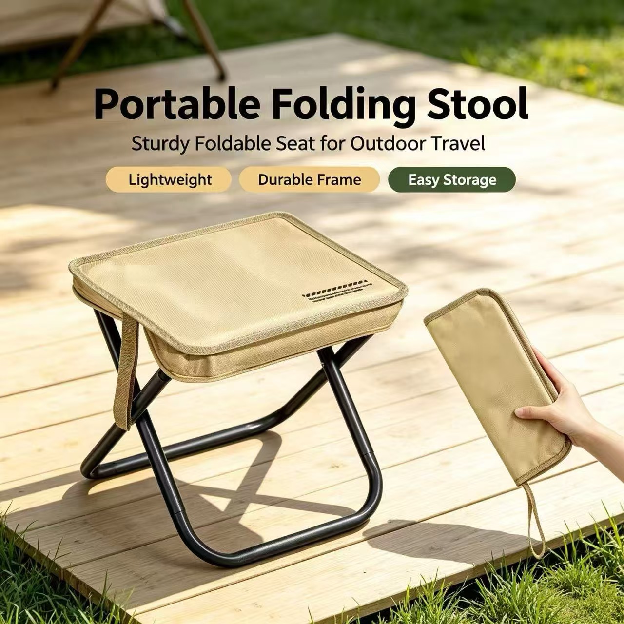 Outdoor Hunting Chair - Cadeira Portátil Dobrável Magza Ultra Leve