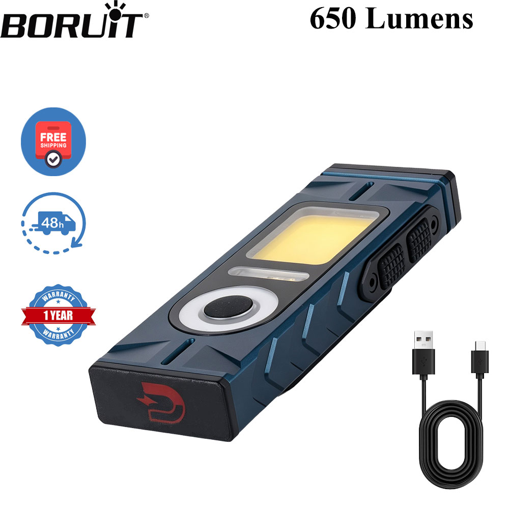 Outdoor Hunting Bike - BORUiT DC04 650LM EDC Lanterna Magnética