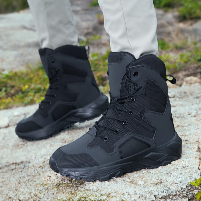 Wildman Hunting & Outdoor Vanderbijlpark - Botas táticas masculinas com cadarço, botas
