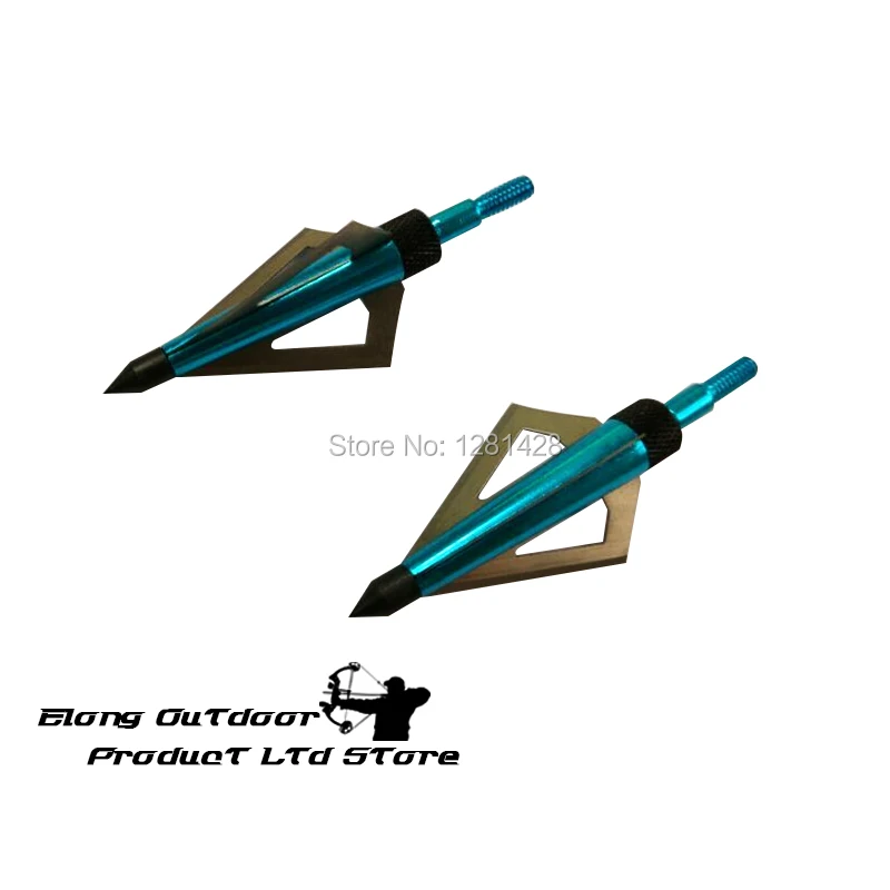Crossbow Bolt Broadhead - 12 pçs azul 125 grão broadhead