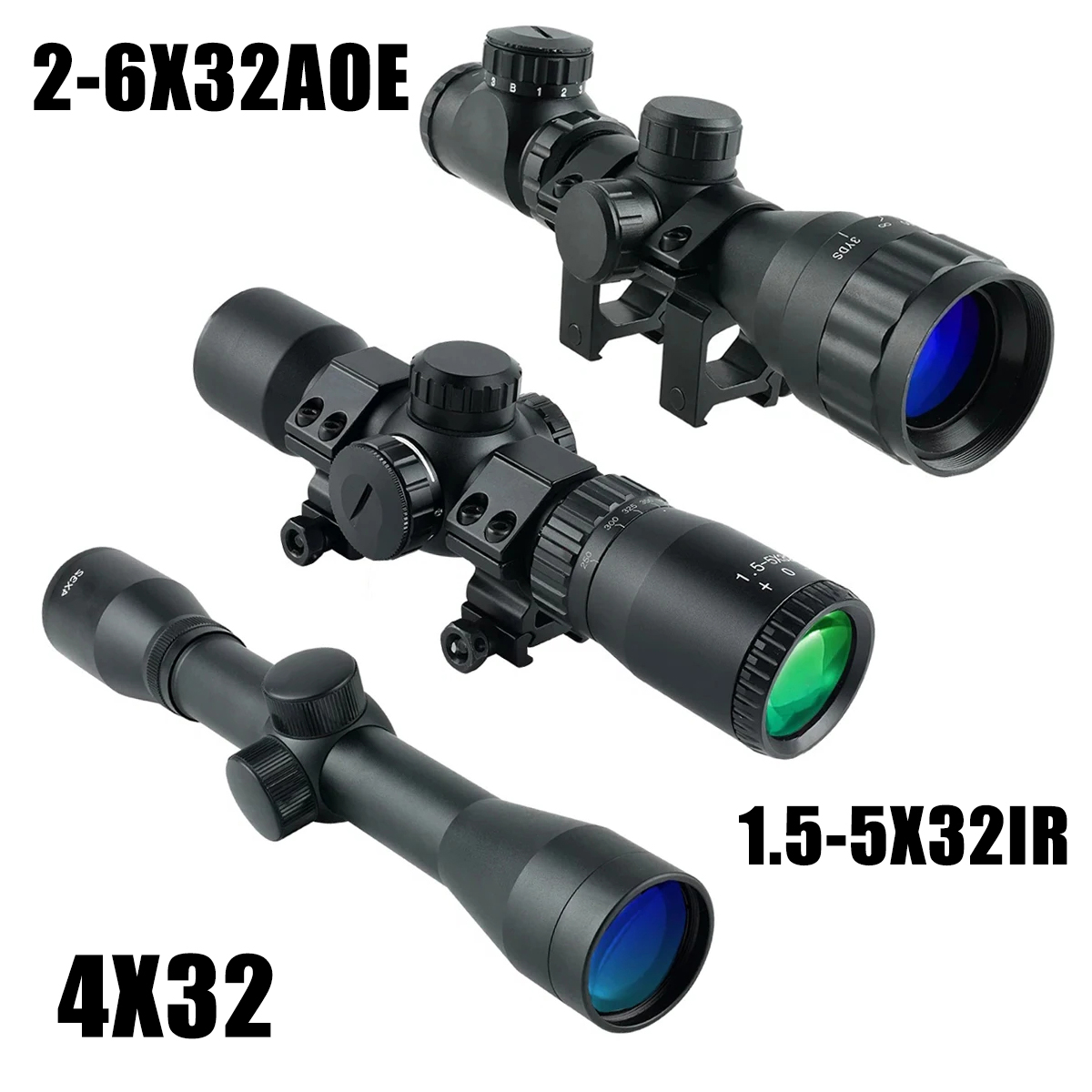 2-6x32oe besta curto escopos 4 - Crossbow Scope Sight avaliação e preço