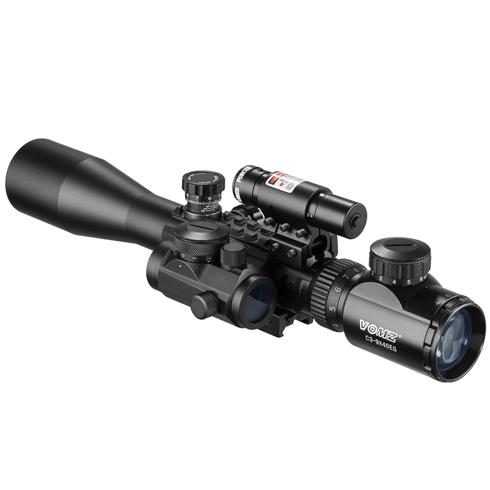 Vomz 3-9x40 escopo fio rangefi - Crossbow Scope Sight avaliação e preço