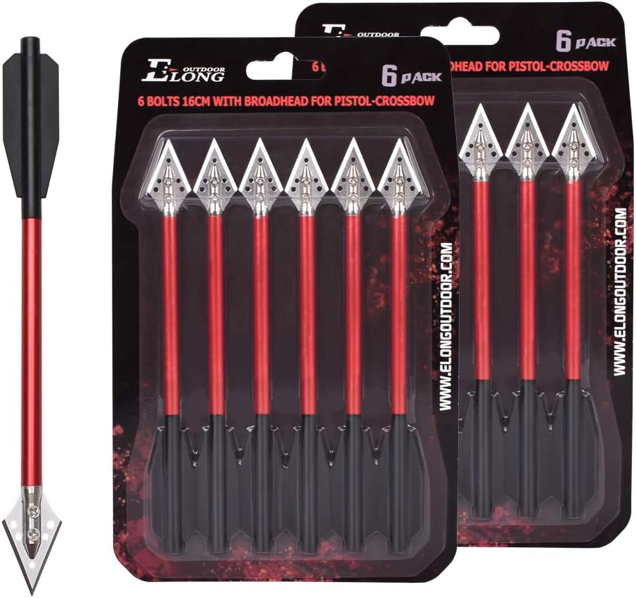 Parafusos de besta de alumínio - Crossbow Bolt Broadhead avaliação e preço