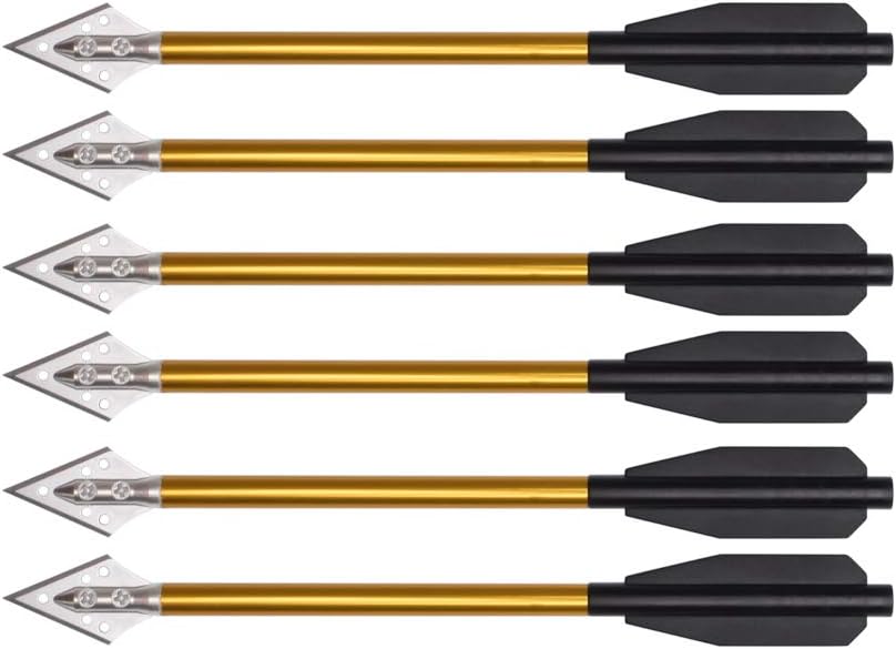 Parafusos de besta de alumínio - Crossbow Bolt Broadhead avaliação e preço