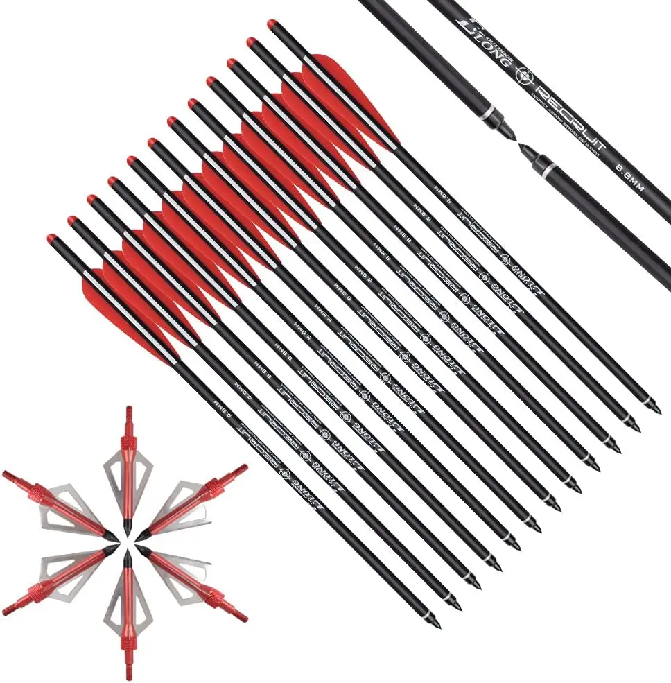Elong parafusos de besta 20 Po - Crossbow Bolt Broadhead avaliação e preço