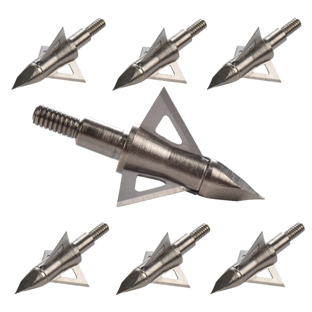 12X Pontas de Caça Broadhead p - Crossbow Bolt Broadhead avaliação e preço