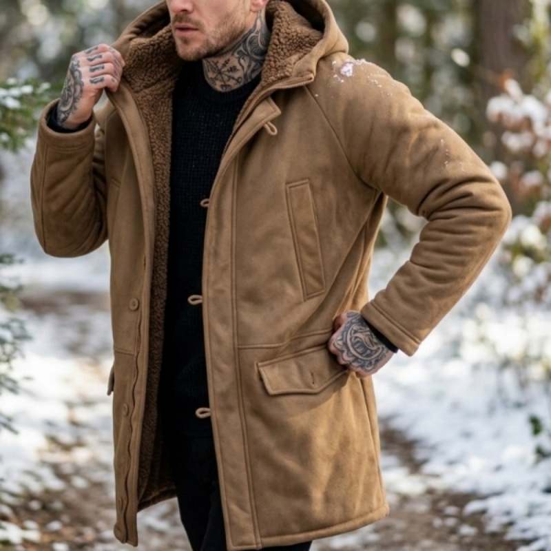 Jaqueta de Fleece com Capuz pa - Outdoor Hunting News avaliação e preço