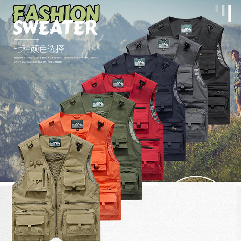 Colete de Malha para Primavera - Outdoor Hunting Photography avaliação e preço