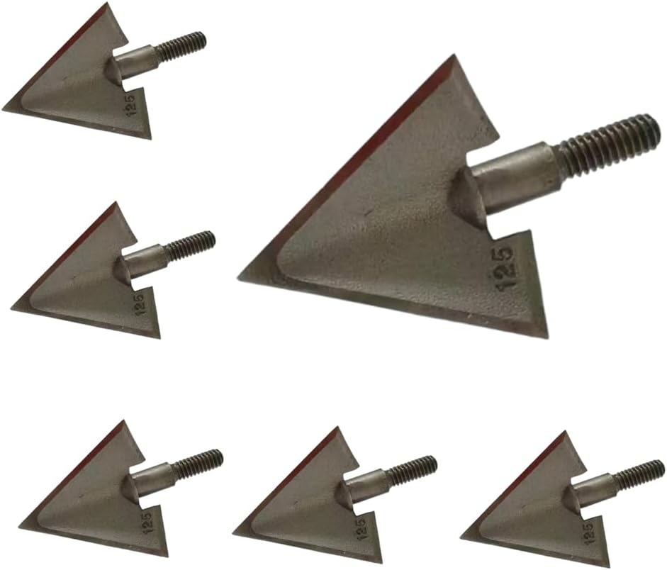 6 Pontas de Caça Fixas de 125  - Crossbow Bolt Broadhead avaliação e preço