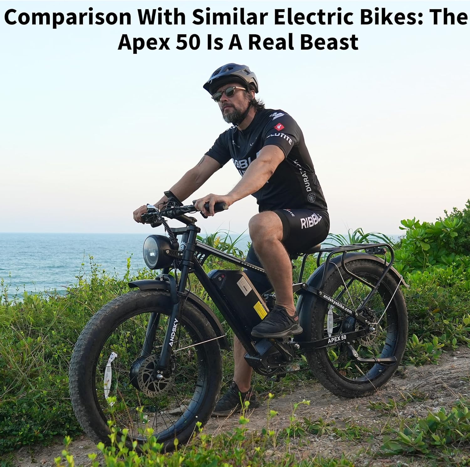 Bicicleta Elétrica ANDSKY Apex - Outdoor Hunting Bike avaliação e preço