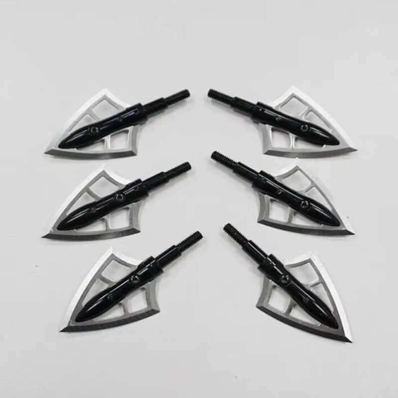 6PK Pontas de Caça para Arco e - Crossbow Bolt Broadhead avaliação e preço